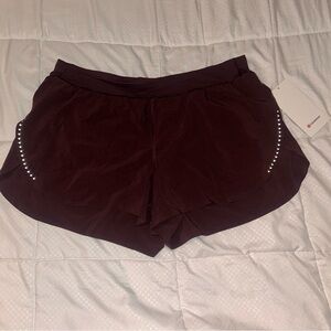 Lululemon Fast and Free High Rise Split Shorts 3”